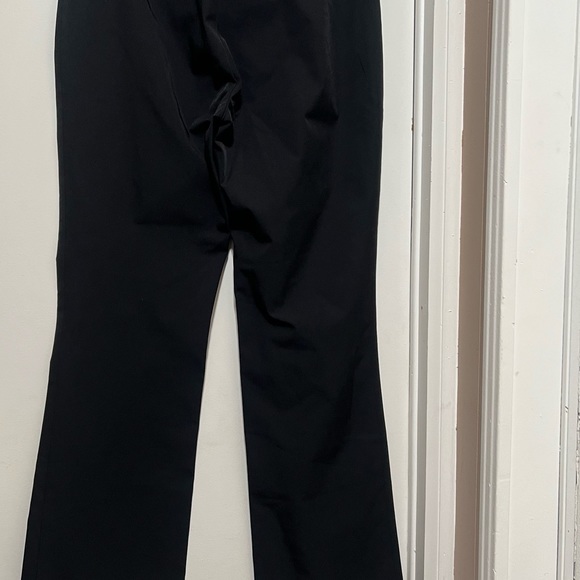 Armani Exchange A|X Women Black Zip Pocket Boot Cut Pants Stretch Size 10 - Picture 6 of 6